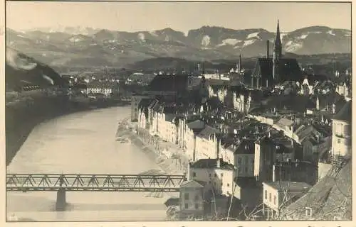 Austria Steyr Danube bridge general view