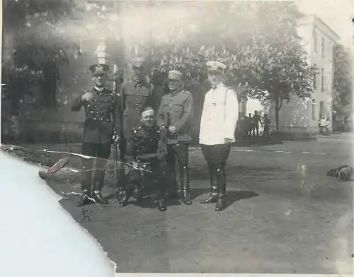 Photo ca. 8 x 11 cm military Romania