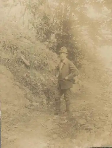 Photo ca. 8 x 11 cm tripper