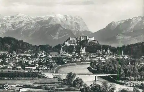 Austria Salzburg cityscape panorama