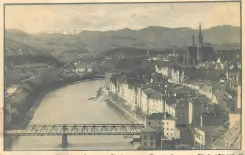 Austria Steyr bridge river scenery