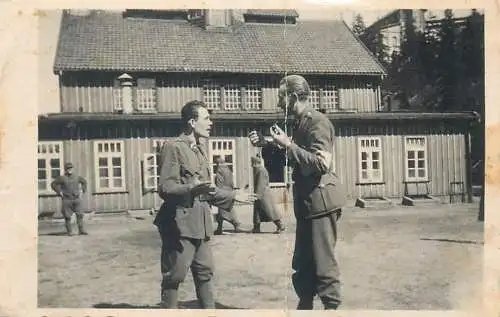 Photo ca. 6 x 9 cm instant photography military 1945