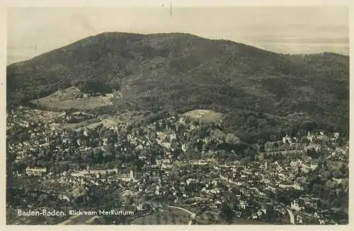 Germany Baden-Baden panoramic view