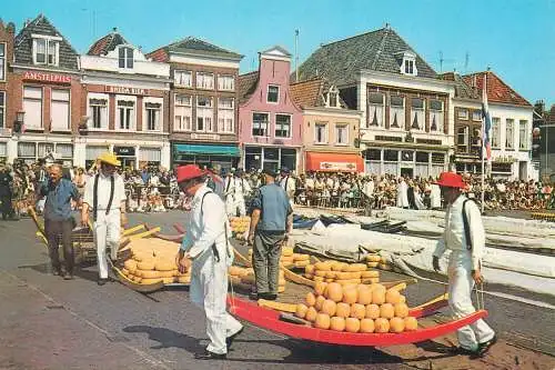 Netherlands Alkmaar cheese market