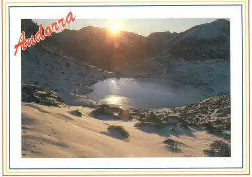 Andorra Valls d'Andorra mountain lake picturesque natural landscape