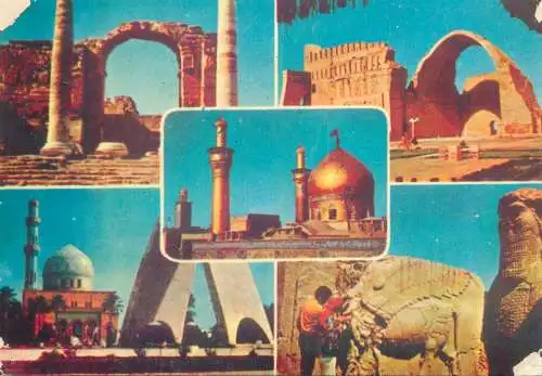 multi view Greetings from Irak Baghdad
