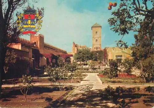 Morocco Rabat Oudaias Garden and town's emblem