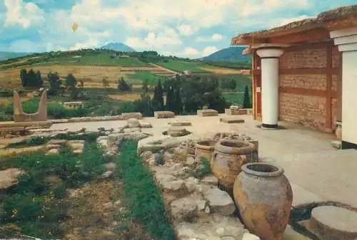 Greece Knossos South Propylaeum partial view