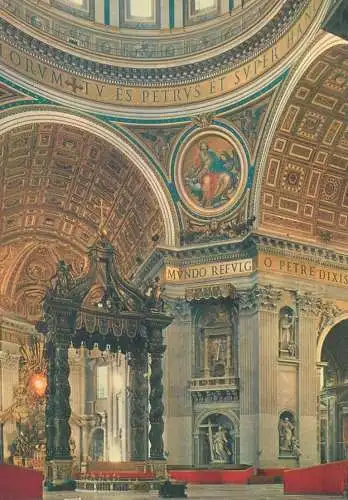 Italy Citta del Vaticano  Basilica di S. Pietro Altare Papale