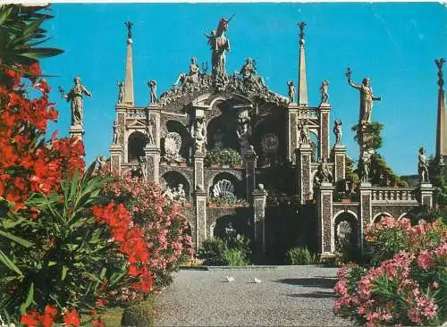 Italy Lago Maggiore Isola Bella Borromeo Gardens Amphitheatre