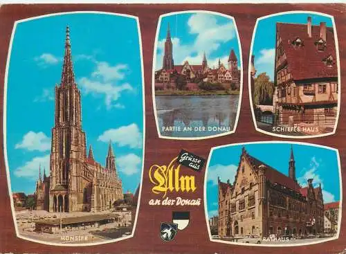 Germany Grusse aus Ulm an der Donau multi view