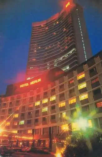 Postcard Singapore Merlin hotel