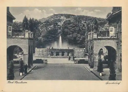 Postcard Germany Bad Nauheim Sprudelhof