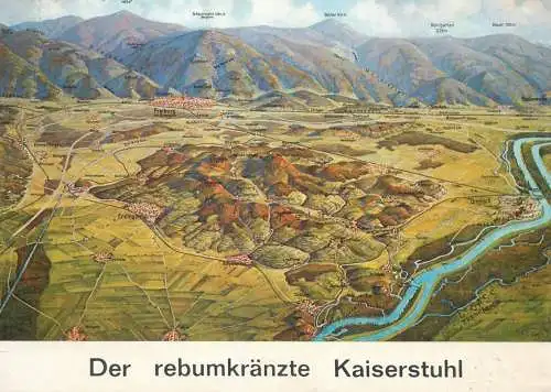 Postcard Germany Kaiserstuhl