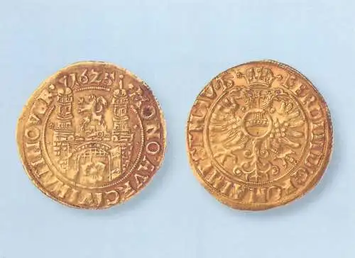 Postcard coins Germany der Goldgulden Hannover