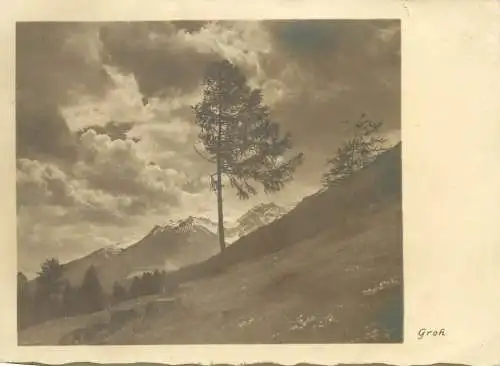 Postcard Germany Im Stubai Handabzug