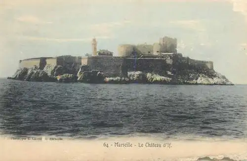 Postcard France Marseille le chateau d'If