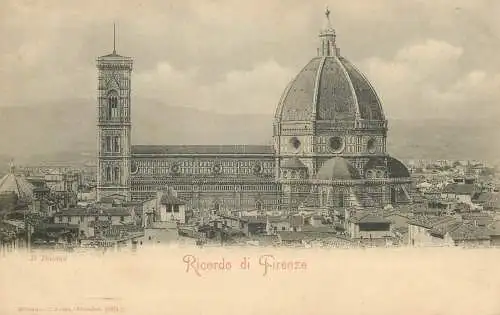 Postcard Italy > Toscana > Firenze (Florence) Ricordo di Firenze