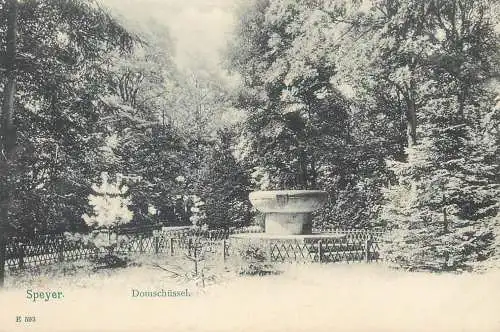 Postcard Germany Rhineland-Palatinate Speyer Domschussel