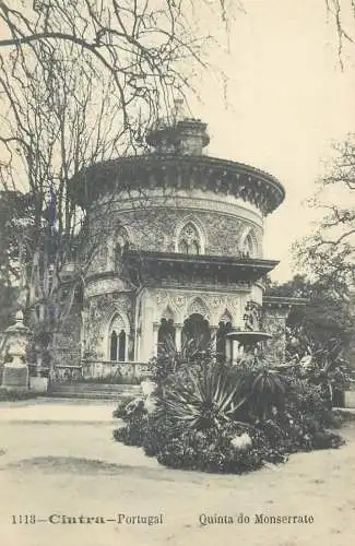 Postcard Portugal Cintra quinta do Monserrate