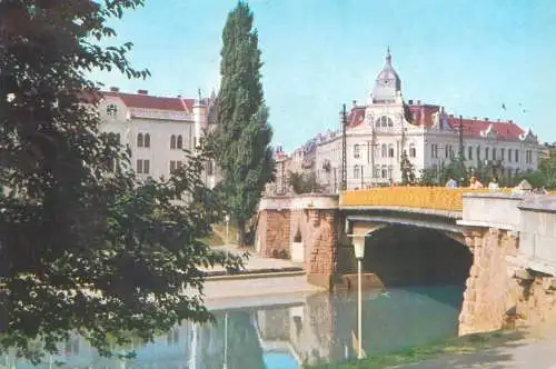 Romania pod peste Bega vedere din Timisoara