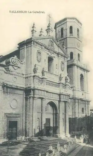 Postcard Spain Valladolid catedral