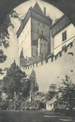 Postcard Czech Republic Castelul Karlštejn, Karlštejn