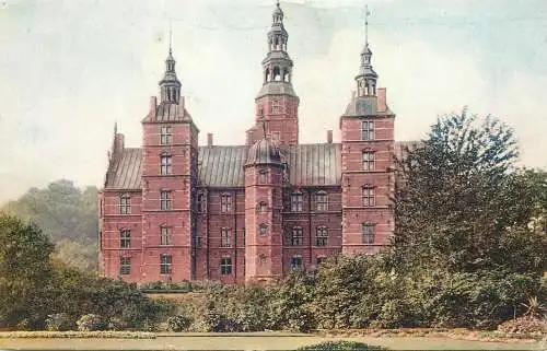 Postcard Denmark Copenhagen Roseborg slot