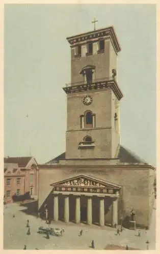 Postcard Denmark Copenhagen our lady's church