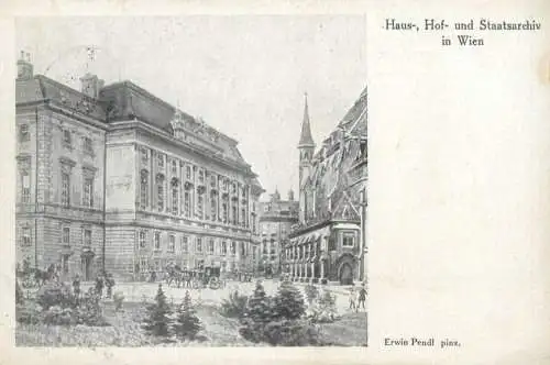 AK Haus Hof und Staatsarchiv in Wien