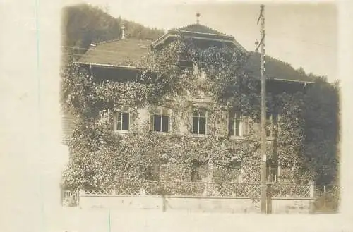 Photo postcard showing villa Frieden 1926