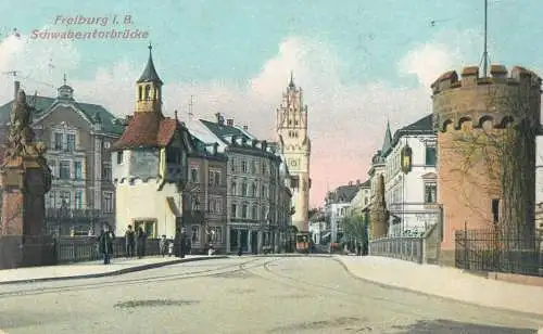 AK Freiburg im Breisgau very embossed 1909