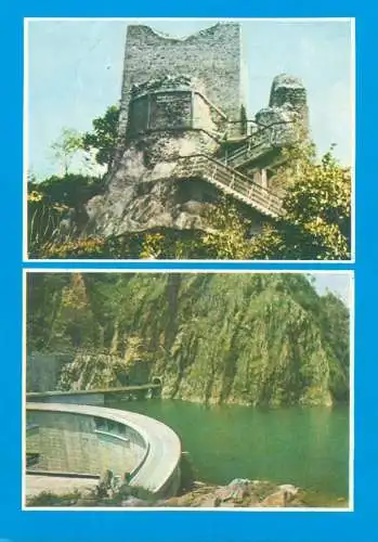 Romania Cetatea Poienari sec XIV & Barajul Vidraru