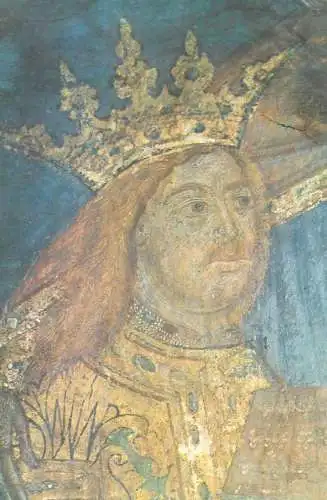Romania Manastirea Voronet fresca portret Stefan cel Mare