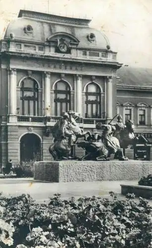 Postcard Hungary Eger Tanacsnaz a Vegvari harcosok