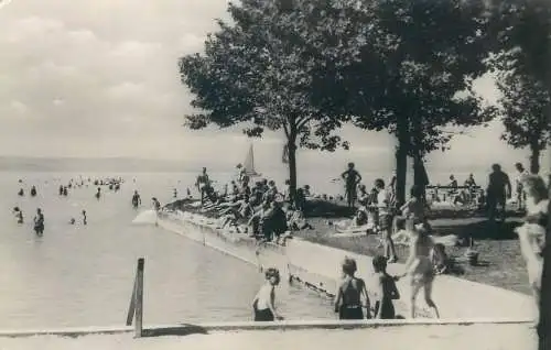 Postcard Hungary Udvozlet a Balatonrol 1960s