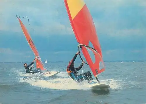 Windsurfing types and scenes