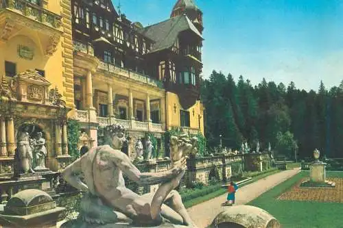 Romania Sinaia Peles Museum butterfly stamp
