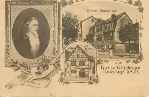 Germany Weimar Sterbehaus several views