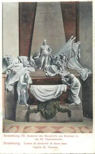 France Strasbourg Eglise St Thomas Marechal de Saxe tombe