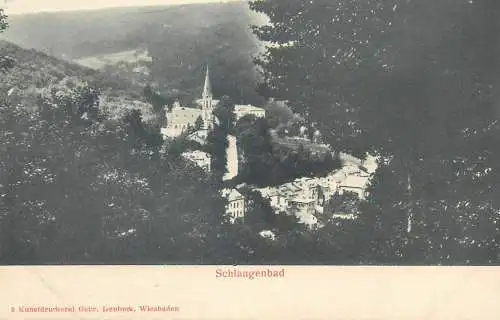 Germany Schlangenbad Schloss general view
