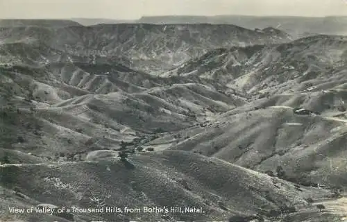 South Africa Valley of a Thousand Hills general view from Borha's Hill, Natal