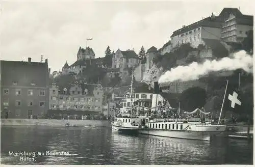 Germany Meersburg am Bodensee Hafen