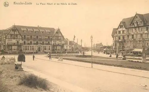 Belgium Knocke-Zoute La Place Albert et les Hotels du Zoute
