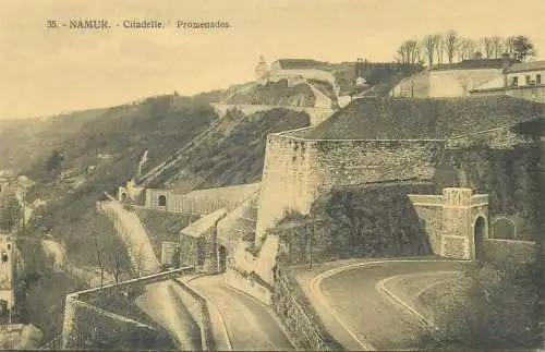 Belgium Namur Citadelle Promenades