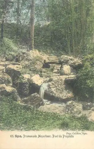 Belgium Pap. Califice Spa Promenade Meyerbeer Pont du Prophete