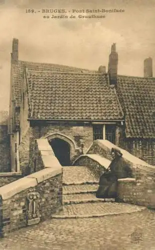Belgium Brugge Pont Saint Boniface au Jardin de Gruuthuse