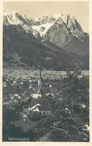 Germany Partenkirchen panoramic view