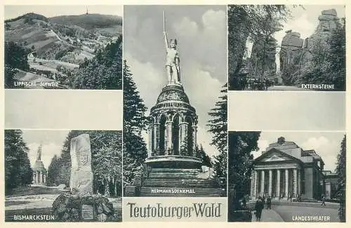 Germany Teutoburger Wald Hermannsdenkmal several views