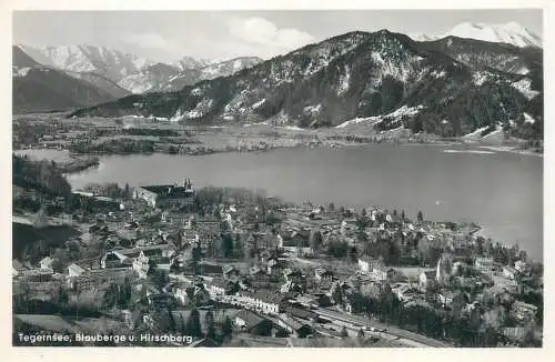 Germany Tegernsee Blauberge u. Hirschberg totalansicht